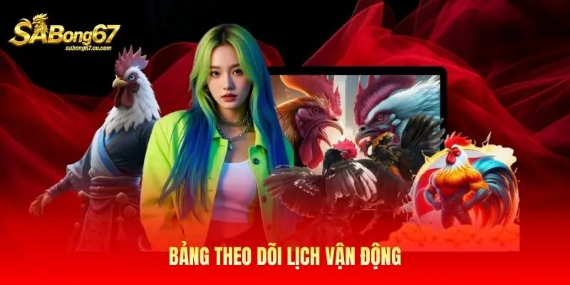 Bảng theo dõi lịch vận động