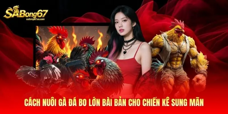 Cách Nuôi Gà Đá Bo Lớn Bài Bản Cho Chiến Kê Sung Mãn