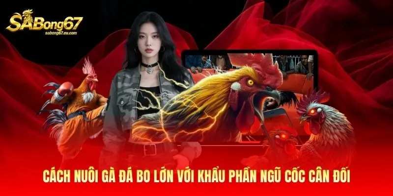 Cách nuôi gà đá bo lớn với khẩu phần ngũ cốc cân đối Cách nuôi gà đá bo lớn với khẩu phần ngũ cốc cân đối