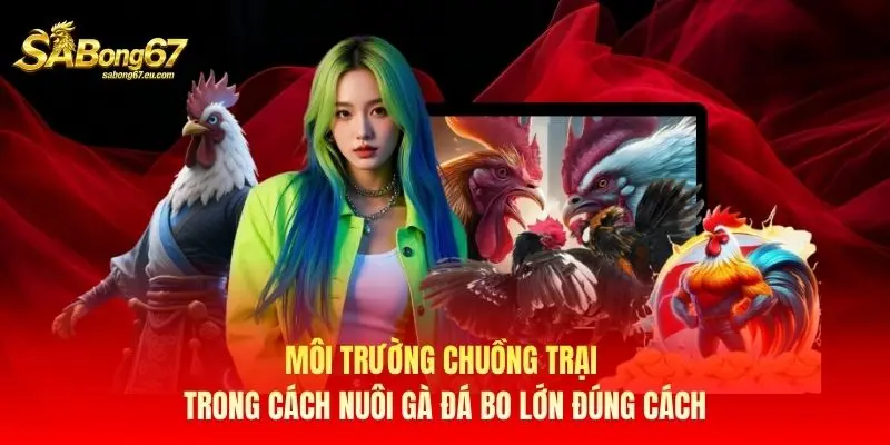 Môi trường chuồng trại trong cách nuôi gà đá bo lớn đúng cách Môi trường chuồng trại trong cách nuôi gà đá bo lớn đúng cách